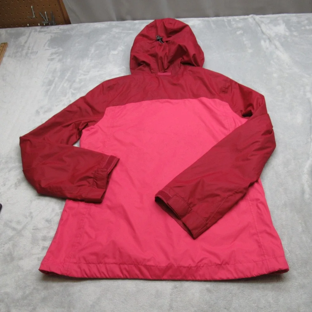 Little Donkey Andy Jacket Womens Small Pink Purple Hooded Water‎ Resistant Rain